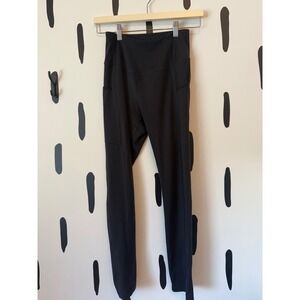 Gymshark‎ Black Training Leggings High Waisted Pocket Workout Gym Activewear